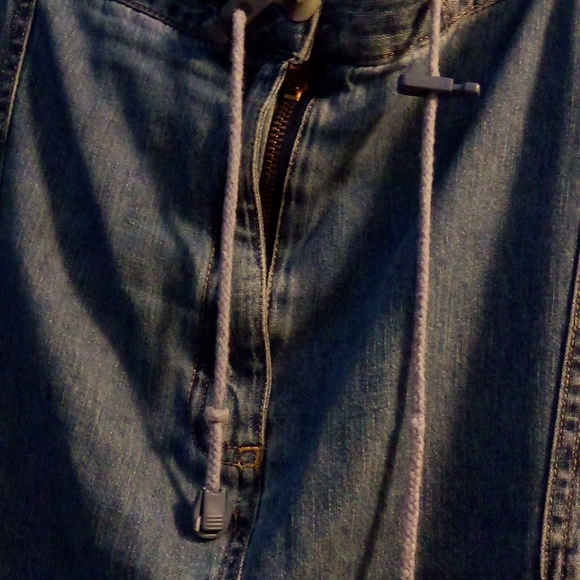 French Cuff jean skirt - Picture 4 of 5